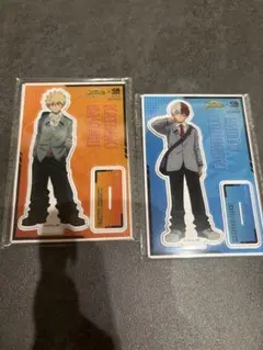 くら寿司コラボ　僕のヒーローアカデミア　アクスタ、缶バッチ