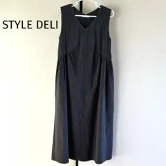 STYLE DELI スタイルデリ ノースリーブワンピース　グレー　FREE