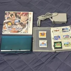 Nintendo 3DS 2台ブルーピンク充電器タッチペンソフト15本セット