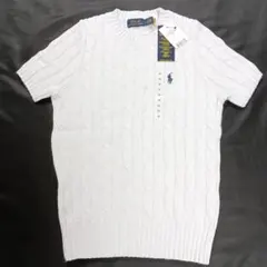 ラルフローレン ケーブルニット 半袖 XL - メルカリ