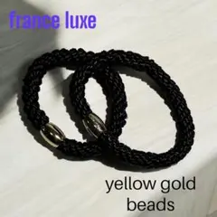 france luxe PONY ブラック　イエローゴールド2本セットのサムネイル