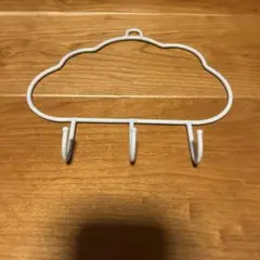 雲形フックハンガー グレー　3フック