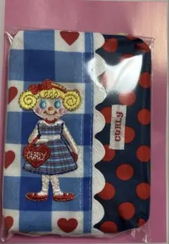 ワッペンティッシュケース☆いちごちゃんプチドットx ハートのサムネイル