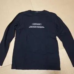 AZUL 黒 長袖カットソー Vネック