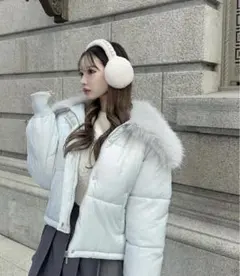 Cheri meファーダウンジャケット