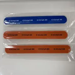 【未使用】COACH コーチ シリコン リストバンド ブレスレット 3本セット