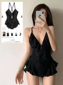 【新品即発送】GRL ラッフルフリルワンピース水着[tu2082]のサムネイル