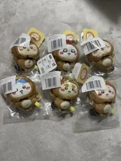 ちいかわたぬきだもんくじ　C賞　6個セット　ハチワレ　くりまんじゅう　モモンガ他