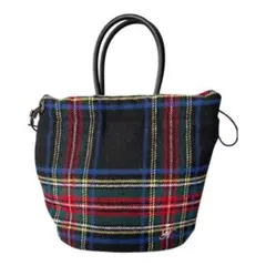 Dessin チェック柄 トートバッグ ショルダーバッグ 2WAY