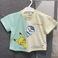 monpoke モンポケ ピカチュウ ポッチャマ Tシャツ 80cmのサムネイル