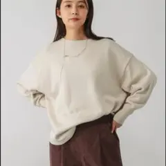 グローバルワーク　ニット セーター 毛玉になりにくいドルマンショート