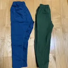 青と緑の長ズボン2点セット120