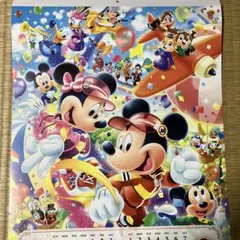 ミッキーマウス壁掛けカレンダー 2026年