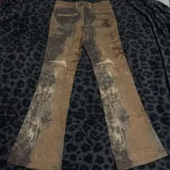 Archive Tornado Mart flare denim 豹柄 お兄系 Archive Tornado Mart flare denim 豹柄 お兄系 - メルカリ