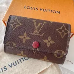 ムーン様美品☆LOUIS VUITTONミュルティクレ6モノグラムフーシャ箱付き