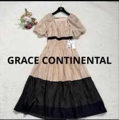 ◇ グレースコンチネンタル チェックチュールドレス ダイアグラム