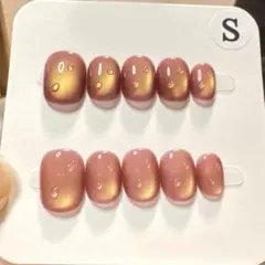 【セツ】ライチ　マグネット　ネイルチップ　付け爪(A765)