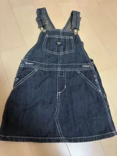 OSH KOSH デニムスカート　オーバーオール　ワンピース　95のサムネイル