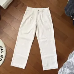 デニムタックワイドトラウザーURBAN RESEARCH DOORS whiteのサムネイル