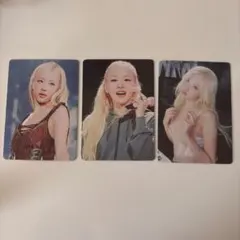 BLACKPINK　ロゼ　ROSE トレカ 韓国限定 3枚セット