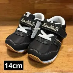 ★新品★ ミキハウス　セカンドベビーシューズ　DOUBLE_B 14cm