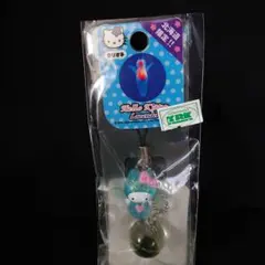 未開封レア ご当地キティ根付けストラップ 北海道限定 クリオネ&マリモバージョン