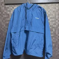 b.Base ライトブルー　アノラックパーカー