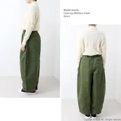 HARVESTY サーカスパンツ　サイズ2　カーキ色