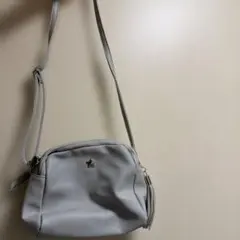 グレー 星型装飾 ショルダーバッグ