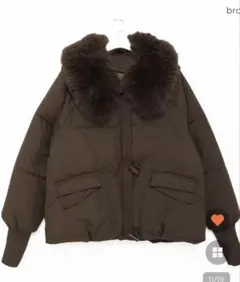 ラクーンパデッドジャケット　ファー nugu sollon zara h&m