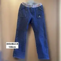 DOUBLE.B ダブルビー 130cm 長ズボン デニム 冬服 子供服