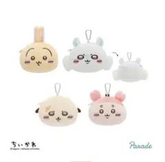 ちいかわぬいぐるみパスケースポーチ2 全４種　コンプリート