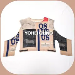 YOHEI OHNO グラフィックプリント プリーツ トップス サイズ36