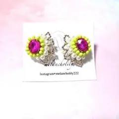 melancholily ハンドメイド　ピアス