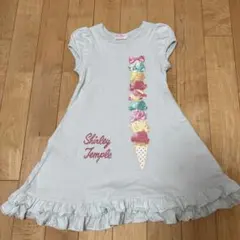 Shirley Temple 水色 ワンピース 120cm