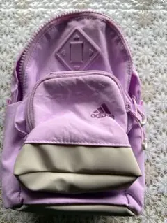 adidas ミニバックパック ライトパープ　おまけ付きのサムネイル