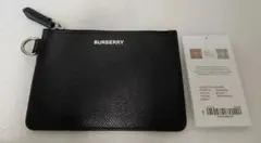 BURBERRY　現行　 黒 レザー コインケース　フラグメントケース