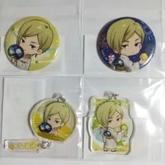 呪術廻戦 懐玉・玉折 まるくじ 浴衣 七海建人 アクキー 缶バッジ 4個セット