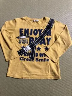 3can4on 長袖カットソー 110cm イエロー