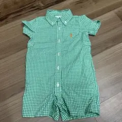 Ralph Lauren ギンガムチェック ロンパース 6M