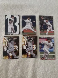 オリックス・バファローズ プロ野球チップスカード 6枚セット スターカード1枚含