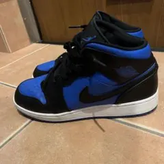 Nike Air Jordan 1 Mid ブラック/ブルー
