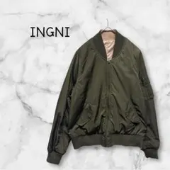【INGNI】 MA-1ジャケット　ブルゾン　リバーシブル　カーキ　ピンク