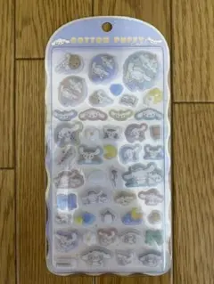 シナモロール コットンパフィーシール　ボンボンドロップシール