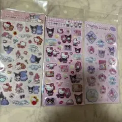 ハローキティ キャラクターシール 3シートセット