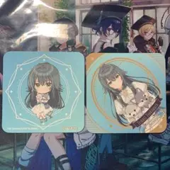 学マス　スマイルベースカフェ　特典コースター　月村手毬セット