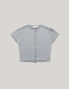 完売品 OHOTORO water ribbed cardigan gray - メルカリ
