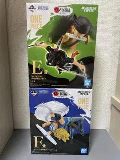 一番くじ　ワンピース　ワノ国編第三幕　E賞ゾロ　F賞キラー　フィギュア2種セット