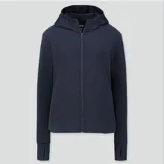 UNIQLO　エアリズムUVカットメッシュパーカ　 ネイビー　Lサイズ