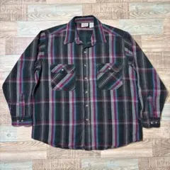 90s ファイブブラザー ネルシャツ ヘビネル マルチカラー XL 好配色